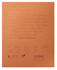 Yupo Waterproof Watercolor Pad, 11 x 14 Inches, 74 lb, 10 Sheets Item Number 406248