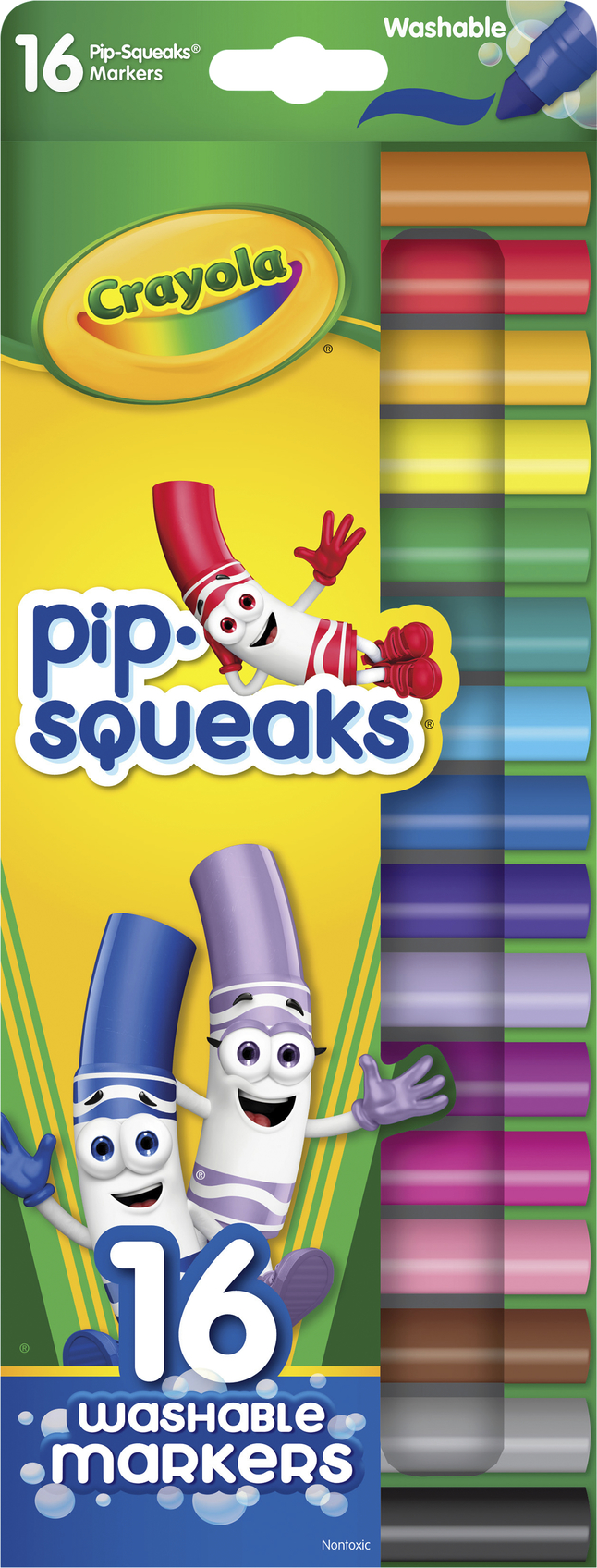 Crayola Washable Pip Squeaks Markers, 8 Count