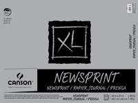 Canson XL Newsprint Pad, 18 x 24 Inches, 30 lb, 100 Sheets 407601