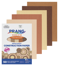 Shades Of Me Construction Paper, 5 Assorted Skin Tone Colors, 9 X 12, 50  Sheets