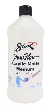 Sax True Flow Acrylic Mediums, Matte, Quart Item Number 442139