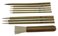 Sax Decorative Brush Set, Assorted Sizes, Set of 9, Item Number 461000