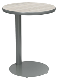 Classroom Select Side Table, Round Top, Titanium Base, Item Number 4000177