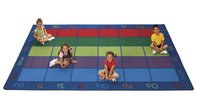 Carpets for Kids Colorful Places Seating Rug, 8 Feet 4 Inches x 13 Feet 4 Inches, Rectangle, Multicolored, Item Number 679222
