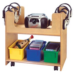 Image for Childcraft Mobile Audio Station, Junior, 27-3/4 x 14-3/4 x 23-3/4 Inches from School Specialty