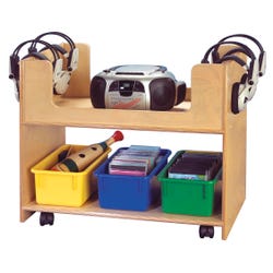 Image for Childcraft Mobile Audio Station, Junior, 27-3/4 x 14-3/4 x 23-3/4 Inches from School Specialty