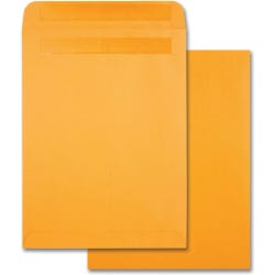 Image for Quality Park High Bulk Self-Seal Envelope, 9 x 12 Inches, Kraft, Box of 100 from School Specialty
