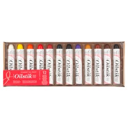 Image for Shiva Artists Non-Toxic Student Grade Oil Color Paintstick Set, 4-1/2 X 5/8 in, Assorted Color, Set of 12 from School Specialty