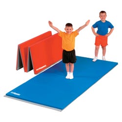 Image for FlagHouse Folding Panel Mat, 1-1/2 Inch Thick, 4 Sided Hook and Loop from School Specialty