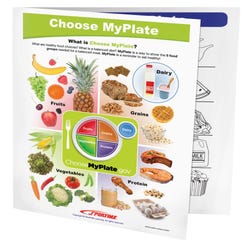 Image for Sportime Choose MyPlate Visual Learning Guide, 4 Pages, Grades 1 to 4 from School Specialty