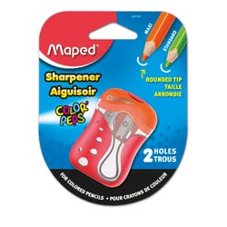 Image for Maped Color'Peps 2-Hole Colored Pencil Sharpener, Assorted Colors from School Specialty