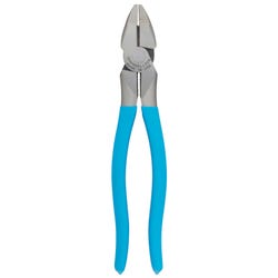 Image for Channel Lock High Leverage Lineman's Plier, 9 in L, High Carbon Drop Forged Steel, Comfort Grip Handle, Blue, Polished from School Specialty