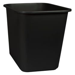 Image for School Smart Indoor Waste Basket, 28 Quart, Black from School Specialty