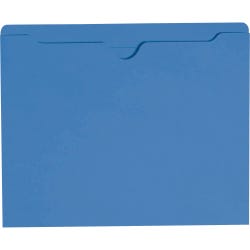 Image for Smead File Jacket, Letter Size, Flat, Blue, Pack of 100 from School Specialty