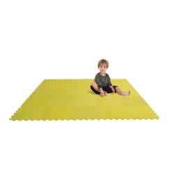 Image for Edushape Puzzle Play Mat Set, 12 x 12 Inches, Yellow, Set of 25 from School Specialty