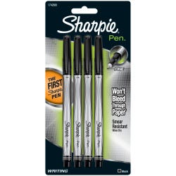 Image for Sharpie Acid-Free Non-Toxic Permanent Marker, Fine Tip, Black, Pack of 4 from School Specialty