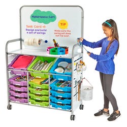 Image for STEM Lab Makerspace Cart, Grade K to 5, 61 x 40 x 17 Inches from School Specialty