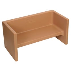 Image for Children's Factory Adapta Bench, 30 x 15 x 15 Inches, Almond from School Specialty