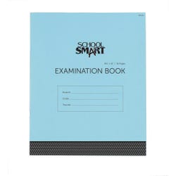 School Smart Examination Blue Book with 16 Pages, 8-1/2 x 11 Inches, Pack of 50 Books 085468