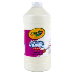 Image for Crayola Artista II Washable Tempera Paint, White, Quart from School Specialty
