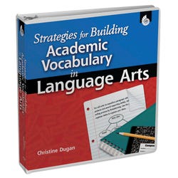 Image for Shell Education Strategies for Building Academic Vocabulary in Language Arts, Grades 1 to 8 from School Specialty
