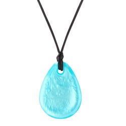 Image for Chewigem Raindrop Chewable Pendant, Blue Shimmer from School Specialty