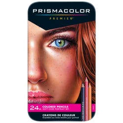 Prismacolor Colored Pencils, Portrait Colors, Set of 24 Item Number 404460