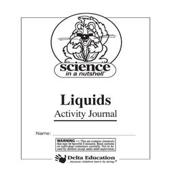 Image for Delta Education Science In A Nutshell Liquids Student Journals, Pack of 5 from School Specialty
