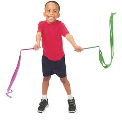 Image for Sportime Deluxe Rainbow Ribbon Wands, 72 Inches, Set of 6 from School Specialty