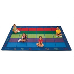 Image for Carpets for Kids Colorful Places Seating Rug, 6 x 9 Feet, Rectangle, Multicolored from School Specialty