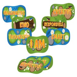 Image for Visualz Nature Sensory Pathway Hopscotch Set, 10 Decals from School Specialty