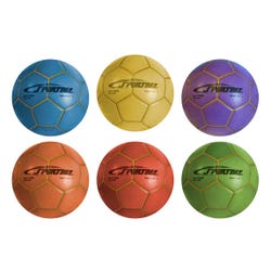 Image for Sportime UltiMax Soccer Ball Trainers, Number 4, Assorted Colors, Set of 6 from School Specialty