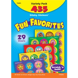 Image for Trend Enterprises Stinky Stickers, Fun Favorites and Fancy Jumbo Pack, 1 inch, Pack of 435 from School Specialty