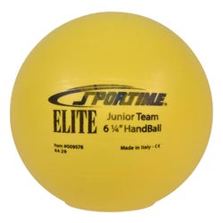 Image for Sportime Super-Safe Elite Junior Team Handball, 6-1/4 Inch Diameter, Yellow from School Specialty