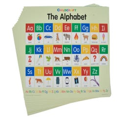 Image for Childcraft English Alphabet Charts, Set of 25 from School Specialty
