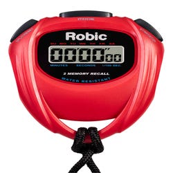 Image for Robic SC-429 Water Resistant All Purpose Stopwatch, Red from School Specialty