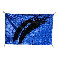 Image for Abilitations Sensory Sequin Panel, 24 x 36 Inches, Blue/Black from School Specialty