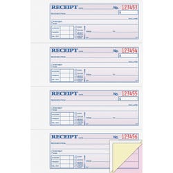Image for Adam 3 Parts Carbonless Triplicate Wire Tapebound Money/Rent Receipt Book, 11 X 7-5/8 in, Multiple Color, 100 Sheets from School Specialty