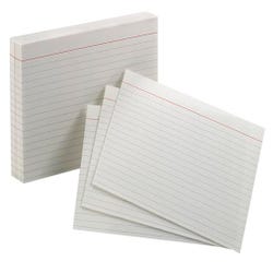 Image for Oxford Ruled Index Cards, 5 x 8 Inches, White, Pack of 100 from School Specialty