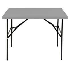 Image for Iceberg IndestrucTable TOO Folding Table, Rectangle, 48 x 24 x 29 Inches, Charcoal Top, Gray Frame from School Specialty
