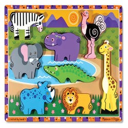 Image for Melissa & Doug Safari Chunky Puzzle from School Specialty