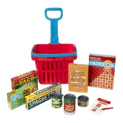 Image for Melissa & Doug Fill & Roll Grocery Basket Play Set, 11 Pieces from School Specialty