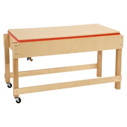 Image for Wood Designs Sand and Water Table with Top/Shelf, 46 x 17 x 24 Inches from School Specialty