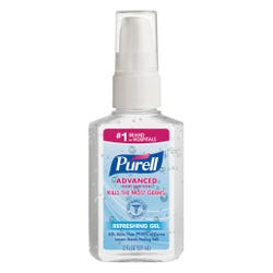 Image for Purell Advanced Hand Sanitizer, 2 Ounce Pump Bottle, Clean Scent, Pack of 24 from School Specialty