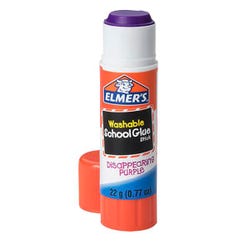 Image for Elmer's Washable School Glue Stick, 0.77 Ounces, Disappearing Purple from School Specialty