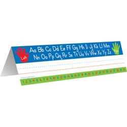 Image for Teacher Created Resources Alphabet Tented Name Plates, 3-1/2 x 11-1/2 Inches, Pack of 36 from School Specialty