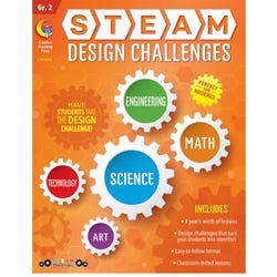 Image for Creative Teaching Press STEAM Design Challenges Resource Book, Grade 2 from School Specialty