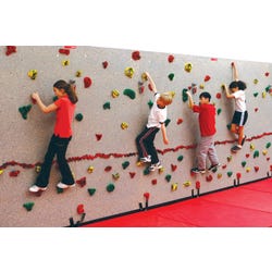Image for Everlast Physical Education Complete Traversing Wall Package, 8 x 40 Foot Wall from School Specialty