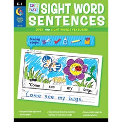 Image for Creative Teaching Press Cut & Paste Sight Word Sentences from School Specialty