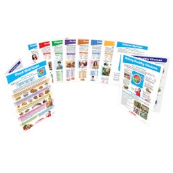 Image for Sportime MyPlate Food & Nutrition Visual Learning Guides, Grade 5 to 9, Set of 10 from School Specialty